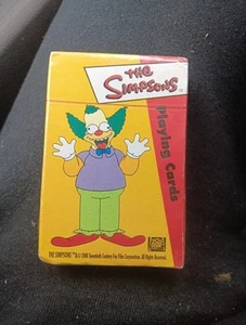 The Simpsons Playing Cards Deck Vintage 2000 Brand New Sealed Krusty the Clown - Picture 1 of 5