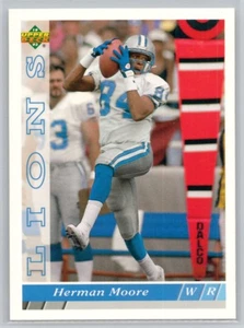 1993 Upper Deck #390 Herman Moore Detroit Lions - Picture 1 of 2