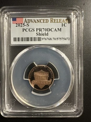 2025 S LINCOLN CENT PCGS PR70 ADVANCED RELEASE POPULATION ONLY 175!!! - Image 1 of 4