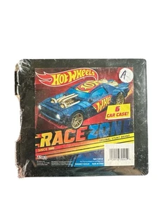 Hot Wheels Collectible 6 Car Black Case With Cars - Picture 1 of 1