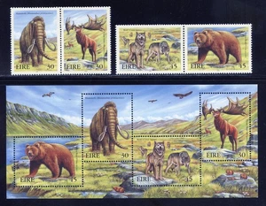 Irlanda 1206a, 1208a-b MNH, Juego de animales irlandeses extintos con envío y envío de 1999. - Imagen 1 de 1