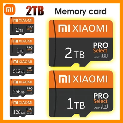 Micro TF/SD Card 2TB 1TB 512GB 256GB 128GB High Speed Memory Card XC1 U3 PC Mac - Image 1 of 4