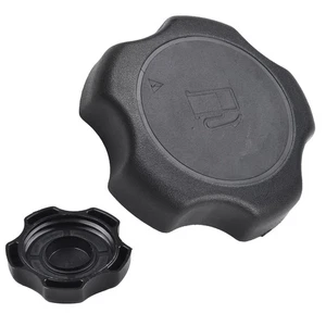 Garden Power Tools Fuel Gas Cap Solid Black Lawn Mowers Accessories Plastic - Picture 1 of 15