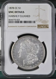 1878-CC Morgan Dollar NGC Certified UNC Details - Picture 1 of 2