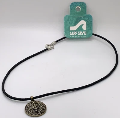 Surf Style Skull Medallion Pendant Necklace 136210 BRAND NEW! BOGO! - Image 1 of 3