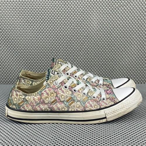 Sneakers Converse All Star Sugar Skulls Day Of The Dead donna 8 uomo 6 con lacci