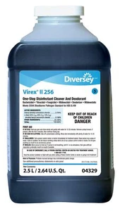 Diversey Virex II 256 Liquid Concentrate Surface Disinfectant Cleaner 2.5 Liter - Picture 1 of 1