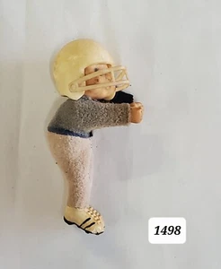 De colección Años 70 Azul Jersey Jugador de Fútbol Agarre Lápiz Grabber Abrazador Clip En 1498 - Imagen 1 de 3