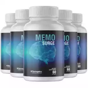 Memo Surge - All Natural Mind Boost Formula MemoSurge - 5 Bottles - Picture 1 of 5