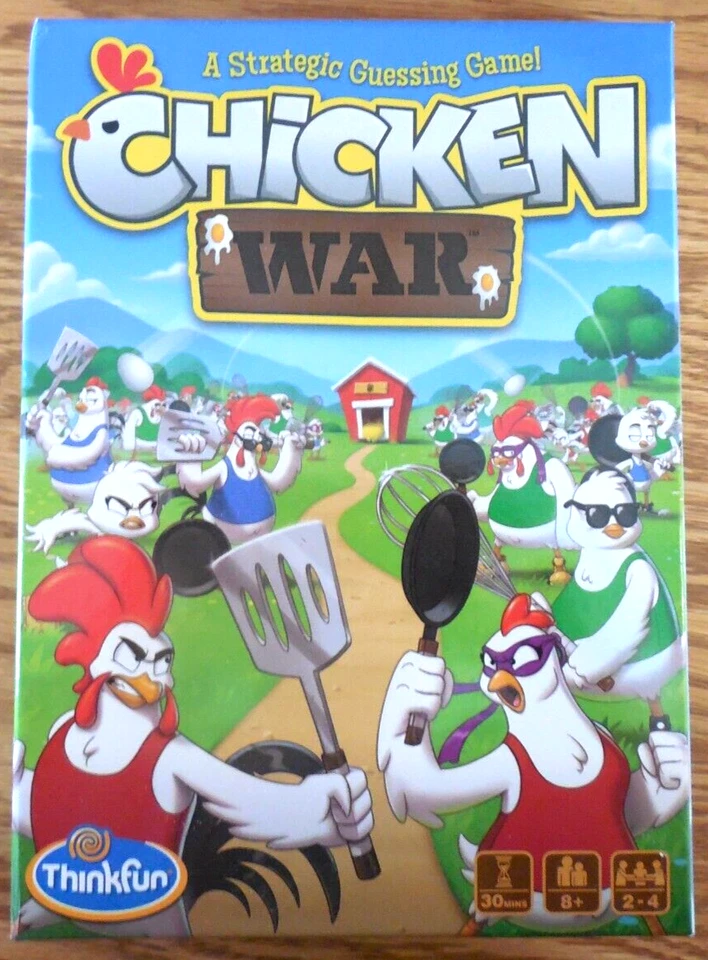 NEW!  ThinkFun "Chicken War" Strategic Guessing Game for Ages 8+ - Image 1 of 4