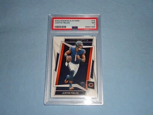2022 Panini Rookies Stars Football Card Justin Fields 15 PSA Grade 7 NM 95591395 - Picture 1 of 2