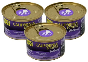 California Scents Air Freshener 3-Packs Car Air Freshener (Monterey Vanilla) - Picture 1 of 1