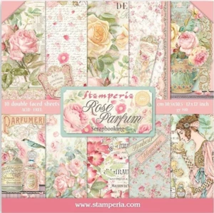 Stamperia - ROSE PARFUM - 12" X 12" - Bloc de papel de doble cara - 10 hojas - Imagen 1 de 12