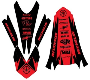 Red Decals for YAMAHA CYCRA POWERFLOW YZ 250F YZ250F 2014-2018 GRAPHICS - Picture 1 of 1