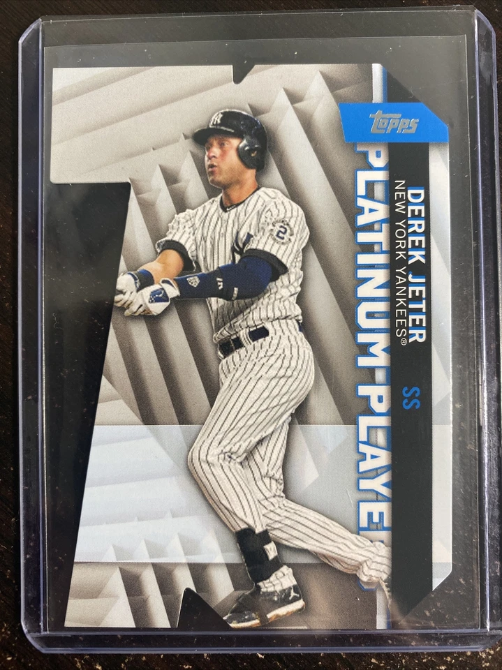Derek Jeter 2021 Topps Series 1 Platinum Player Die Cut SP Yankees HOF PDC-12 - Image 1 of 2