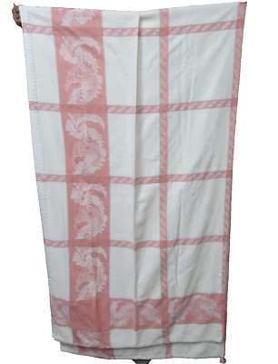 Mantel Le Jacquard Francais Rosa Blanco Floral y Pájaros 64 x 120 Foto 1 de 4