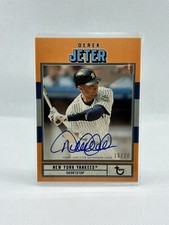 2022 Topps Brooklyn Collection Derek Jeter Orange Auto /20 AC-DJ Yankees