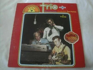 Sun Trio + Friends 1018 JERRY LEE LEWIS CHARLIE RICH CARL PERKINS VINYL LP ALBUM - Picture 1 of 2