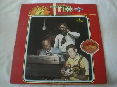 Sun Trio + Friends 1018 JERRY LEE LEWIS CHARLIE RICH CARL PERKINS VINYL LP ALBUM - Image 1 of 2