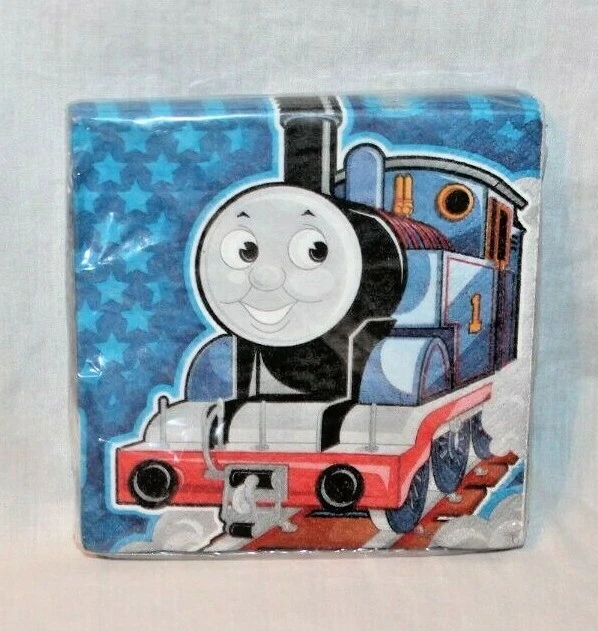 NUEVO EN PAQUETE THOMAS THE TRAIN 16- SERVILLETAS DE POSTRE SUMINISTROS DE FIESTA #2 Foto 1 de 1