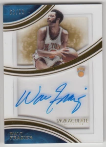 2015-16 Panini Immaculate Walt Frazier #SS-WF Shadowbox Signatures Auto /99 - Imagen 1 de 2