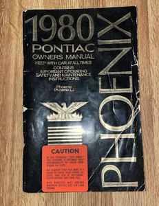 1980 Pontiac Phoenix Owners Manual - Picture 1 of 2