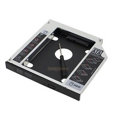 SATA 2nd SSD HDD Hard Drive Caddy For 12.7mm Universal CD/DVD-ROM Optical Bay