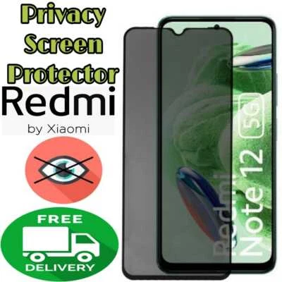P022 Privacy Glass For Xiaomi Redmi Note 10/11/12/ Pro/Pro Max K40/50S - Image 1 of 4