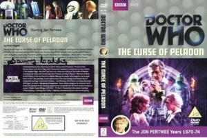 Doctor Who: The Curse of Peladon DVD Cover Signed by SONNY CALDINEZ - Foto 1 di 1