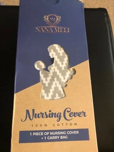 Nana Meli Nursing Cover Breathable Cotton for Breastfeeding NEW - Picture 1 of 1