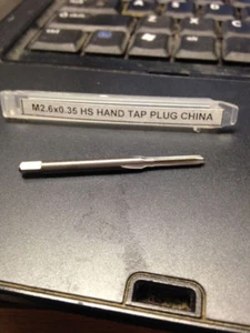 M2,6 x 0,35 3 FLÖTEN SCHNELLARBEITSSTAHL STECKHAHN - Bild 1 von 1