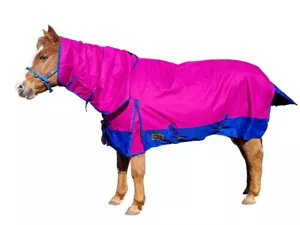 New RUMANI CONQUEST 1200D 250Gm Fill WATERPROOF Winter TURNOUT Horse Rug COMBO - Picture 1 of 4