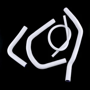 Radiador de silicona reforzada mangueras blancas para Yamaha Banshee 350 YFZ350 1987-2006 - Imagen 1 de 6