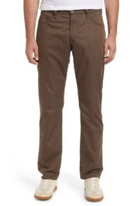 Adriano Goldschmied mens Everett Slim Straight Commuter Pant size 40 Brown 40x32 - Picture 1 of 9