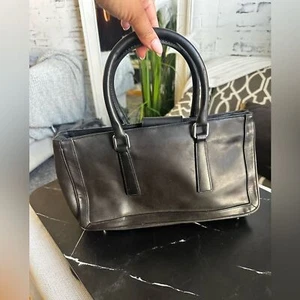 Coach Vintage Bonnie’s Legacy Black Leather Handbag Purse 9419 - Picture 1 of 11