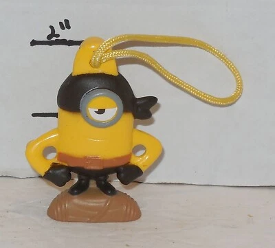 2015 Pirate Minion 2.5" General Mills Cereal Backpack Charm Despicable Me Pirate - Image 1 of 2