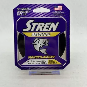 Stren Original Monofilament Fishing Line 10 Lb .30mm .012in Hi-Vis Gold 330 Yd - Picture 1 of 1