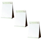 Flipchart Paper Pad with Plain 20 Sheets for Note-70gr/m² Paper, 58.5x50cm 3Pack