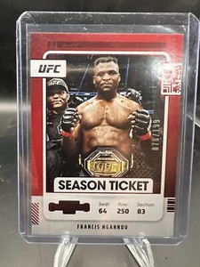 2022 Panini Chronicles UFC - Contenders Season Ticket Red #104 Francis...