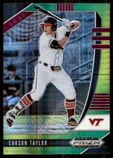 2020 Panini Prizm Draft Picks Prizms Green Pulsar Carson Taylor #130