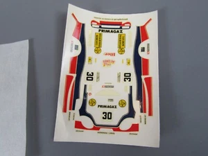 A981 Vintage Decal Rondeau Le Mans 1983 #30 Primagaz Planche Decalcomanie - Imagen 1 de 6
