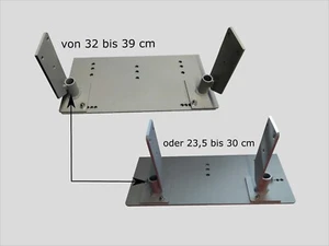 Schneeschild Räumschild für Rasentraktor Adapter - Bild 1 von 2