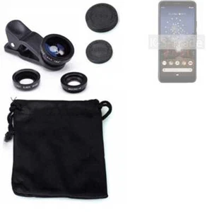 Pour Google Pixel 3a Objectifs Smartphone Lentilles fisheye macro grand angle - Photo 1/6