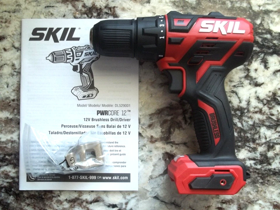 NEW SKIL 12V PWRCORE Brushless Cordless 1/2" Drill Driver DL529001 - Tool Only - Image 1 of 1