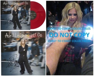 Álbum Let Go firmado por Avril Lavigne certificado de autenticidad prueba exacta disco de vinilo autografiado - Imagen 1 de 5