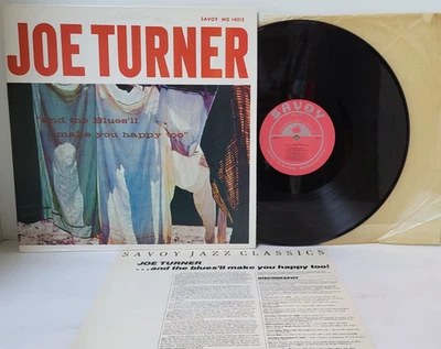 JOE TURNER And The Blues'll Make You Happy LP Savoy MG 14012 -Play Tested EX *G3 Foto 1 de 3