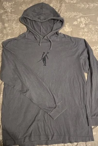Sudadera con capucha ligera gris con gráfico de surfista Toes On The Nose para hombre - Imagen 1 de 3