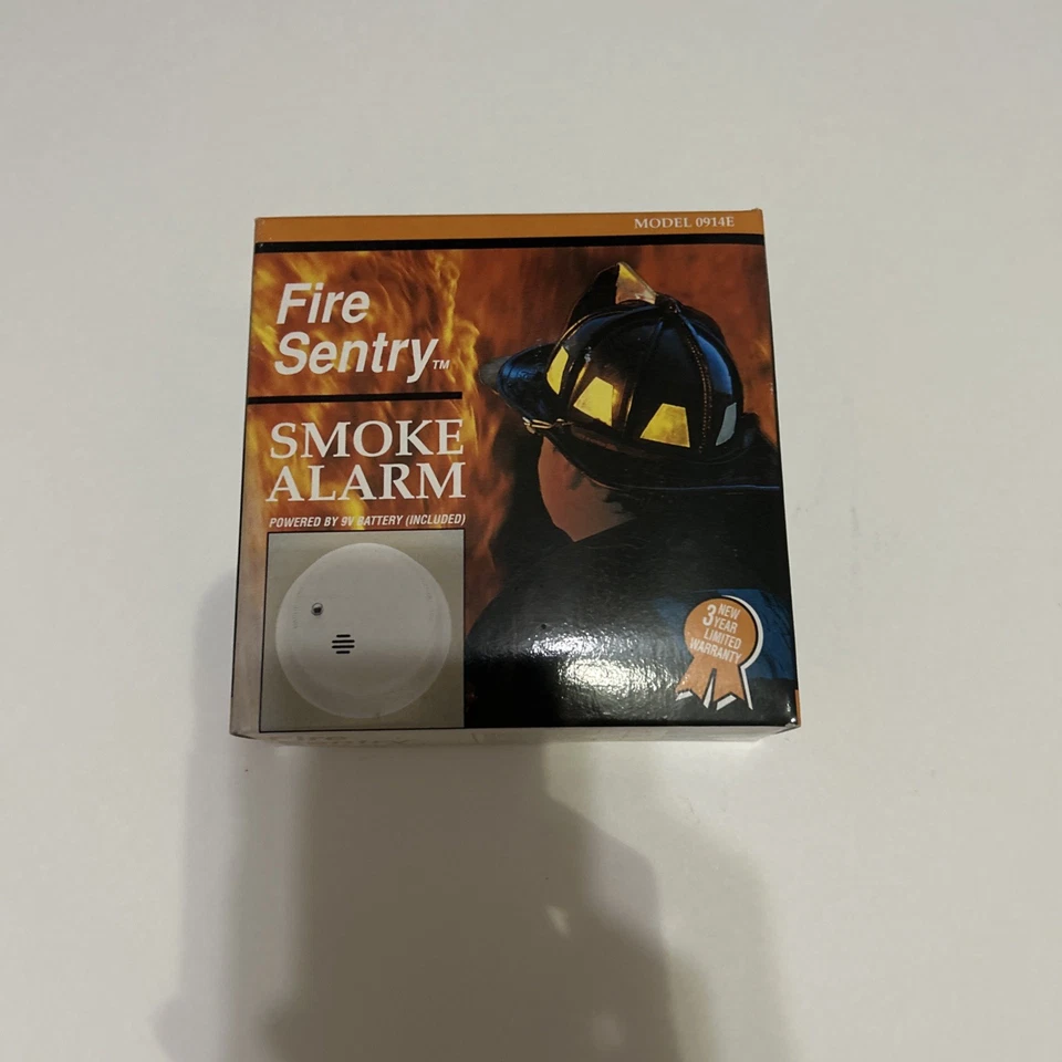 ALARMA DE HUMO Fire Sentry 2 Modelo 0914E alimentada por batería de 9v española incluida  Foto 1 de 4