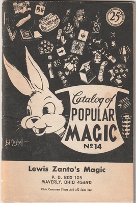 "Catalog of Popular Magic No. 14", by Louis Zantos, Louis Zanto's Magic, SC - Image 1 of 2