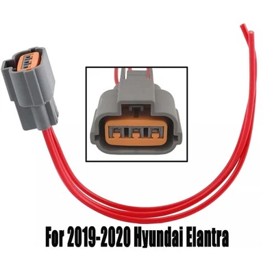 Front Turn Signal Socket Connector Pigtail Plug For 2019 2020 Hyundai Elantra US Foto 1 de 4